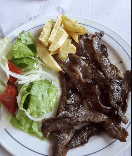 Asador Zalla ensalada